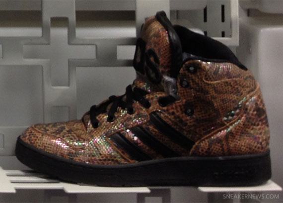 Jeremy Scott Adidas Originals Brown Snakeskin