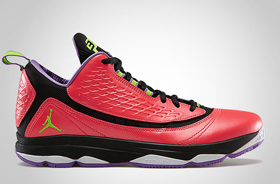 Jordan Cp3.vi Ae Bright Crimson Electric Green Black Violet Pop 3