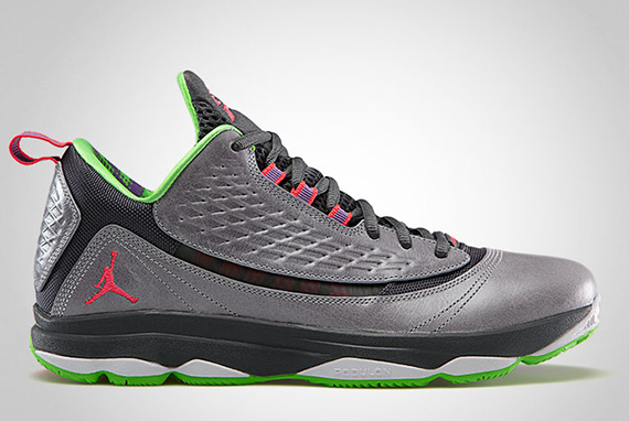 Jordan Cp3.vi Ae Wolf Grey Bright Crimson Dark Grey Electric Green 3