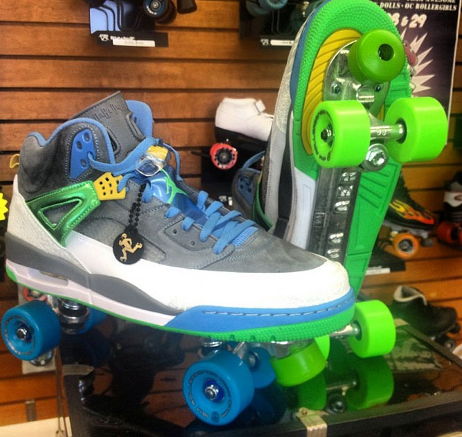 Jordan Spizike Poison Green Roller Skates