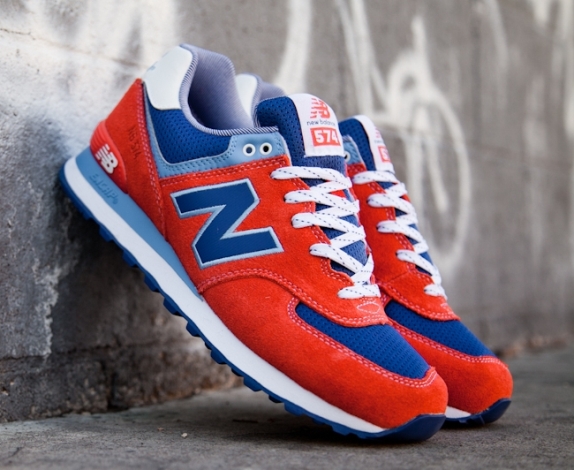 New Balance 574 Yacht Club Red 02