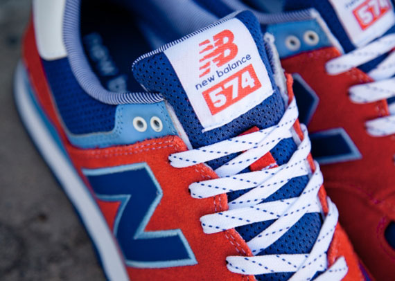 New Balance 574 “Yacht Club” – Red – Blue