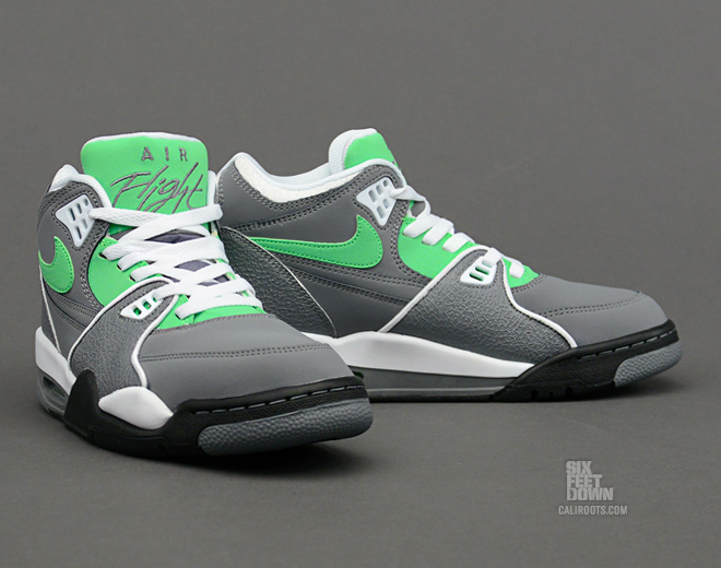 Nike Air Flight 89 Cool Grey Poison Green 01