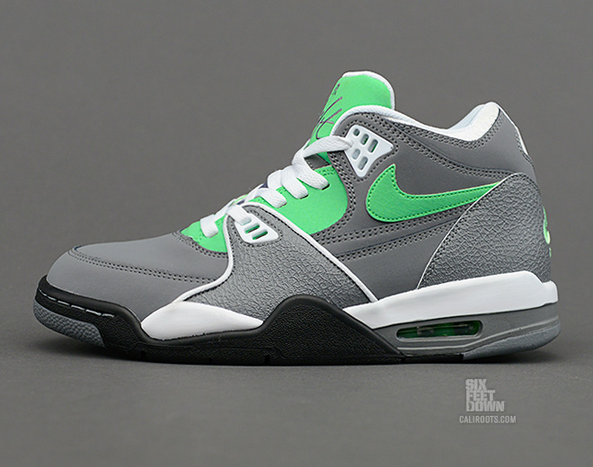Nike Air Flight 89 Cool Grey Poison Green 02