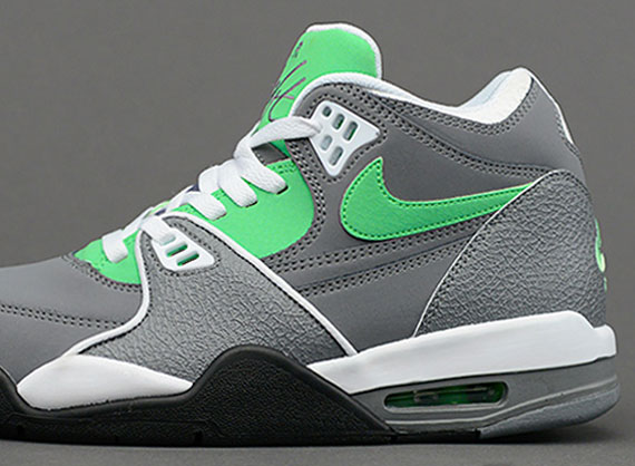 Nike Air Flight 89 - Cool Grey - Poison Green