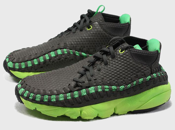 Nike Air Footscape Woven Chukka Black Green