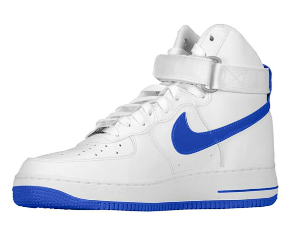 Nike Air Force 1 High White Hyper Blue 5