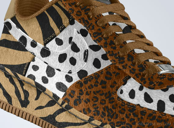 Nike Air Force 1 iD - Pony Hair Animal Print Options | Available