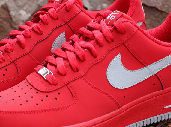 Nike Air Force 1 Low University Red Strata Grey 2