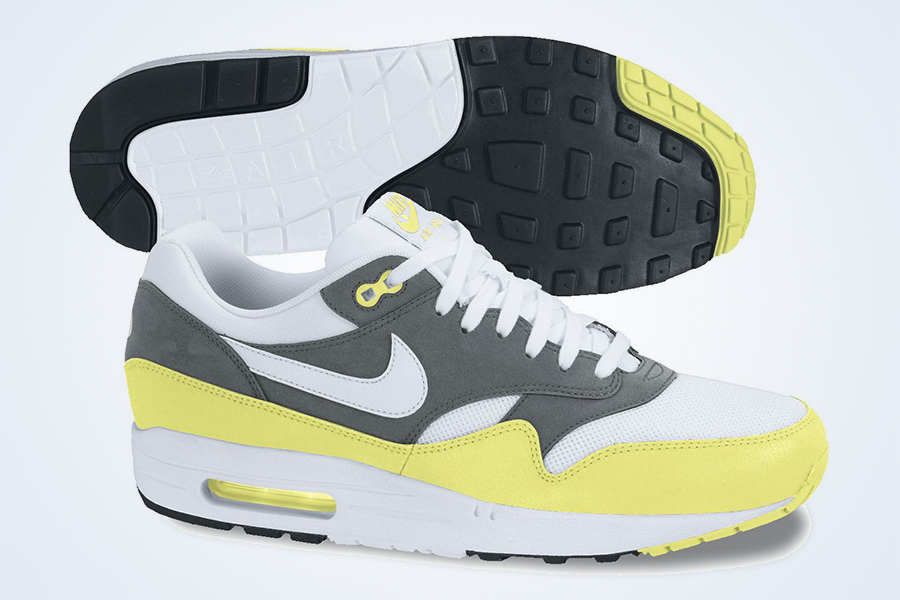 Nike Air Max 1 Essential White White Cool Grey Black June 2013