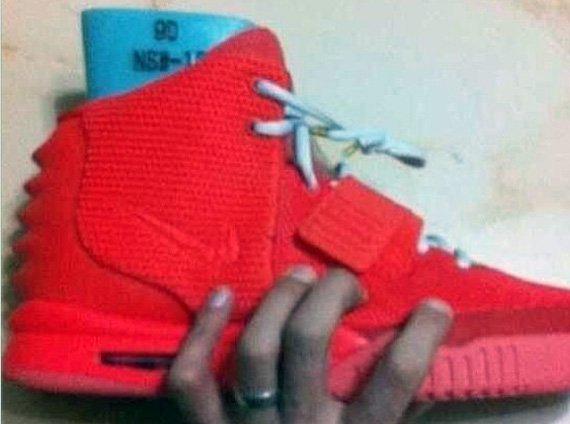 Nike Air Yeezy 2 Red Sample