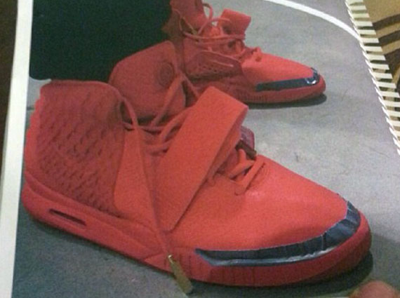 Nike Air Yeezy 2 Red Snake Sample 1