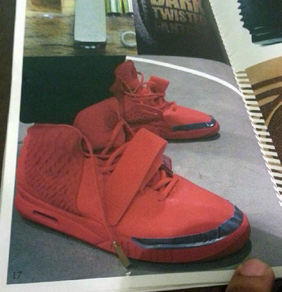 Nike Air Yeezy 2 Red Snake Sample 2