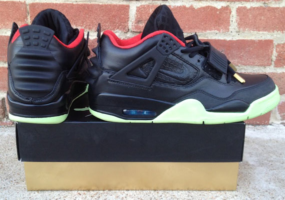 Nike Air Yeezy 2 X Air Jordan Iv Customs By Ammo Skunk Sewnupsoles 3