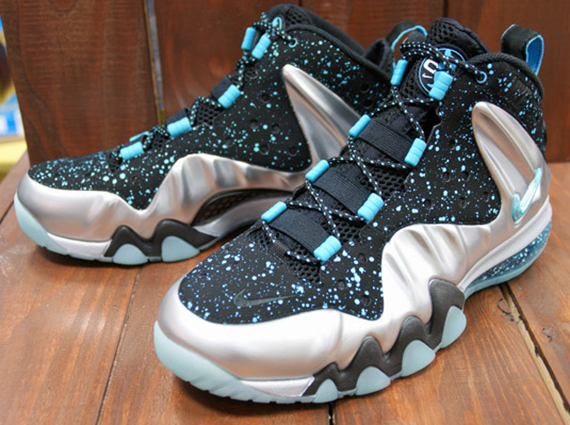 Nike Barkley Posite Max - Metallic Silver - Gamma Blue