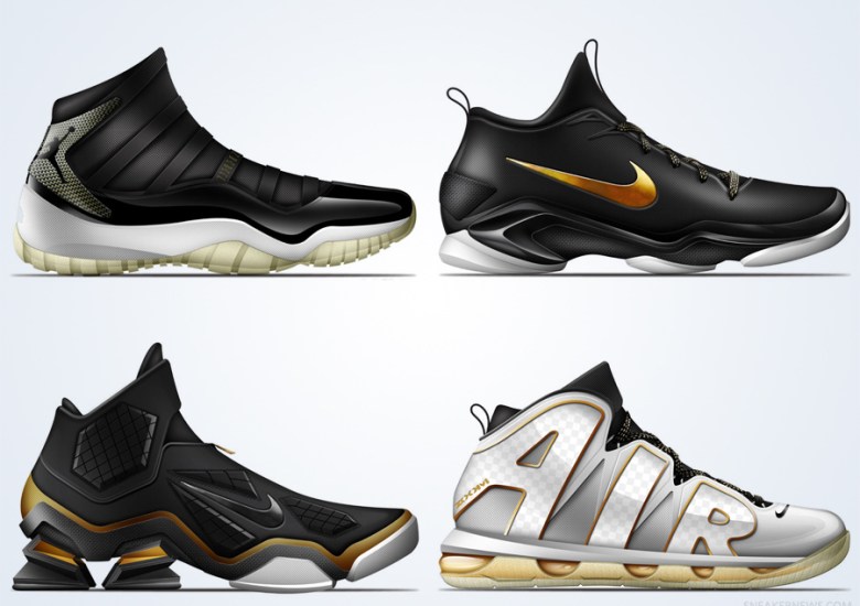 Classic Nike Basketball “Elite” Renderings by Brett Golliff