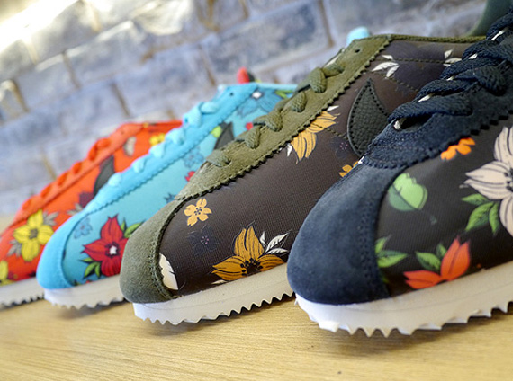 Nike Cortez Classic Nylon Floral Pack Qs