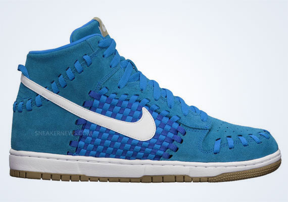 Nike Dunk High Woven Blue Gum