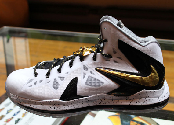 Nike LeBron X P.S. Elite "White/Gold" - Release Reminder