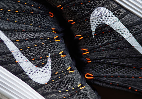 Nike Flyknit Chukka Midnight Fog Total Orange