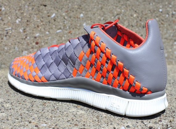 Nike Free Inneva Woven - Sport  Grey - Total Crimson