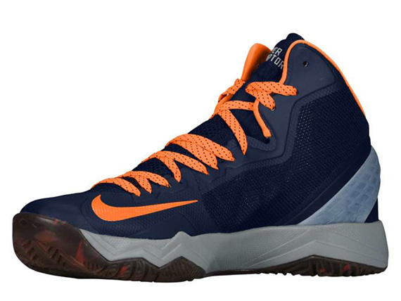 Nike Hyperdistruptor Navy Orange 5