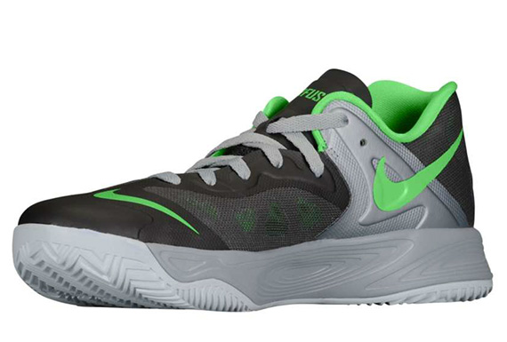 Nike Hyperfuse 2012 Low Black Green Grey 5