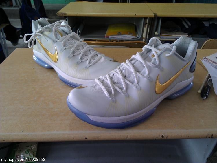 Nike Kd V Elite White Metallic Gold 06