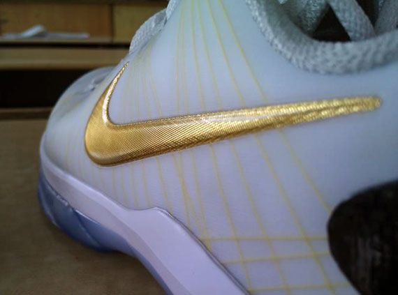 Nike KD V Elite - White/Metallic Gold