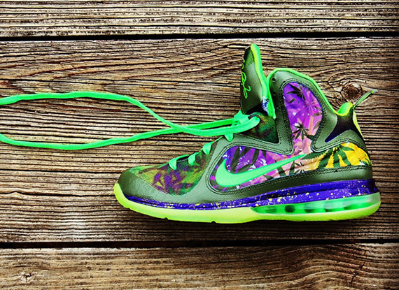 Nike LeBron 9 “420” Customs by GourmetKickz