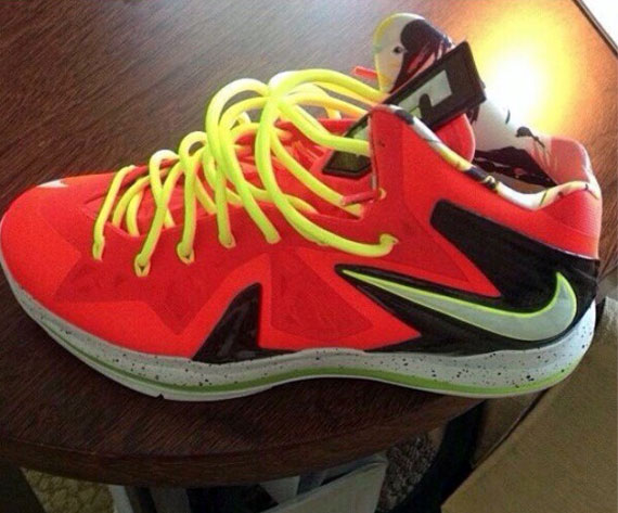 Nike Lebron X Elite Infrared Volt 2