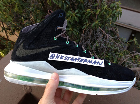 Nike Lebron X Ext Black Nubuck 2