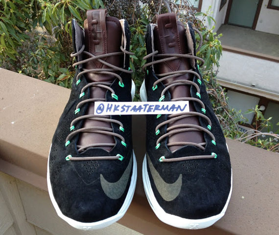 Nike Lebron X Ext Black Nubuck 4