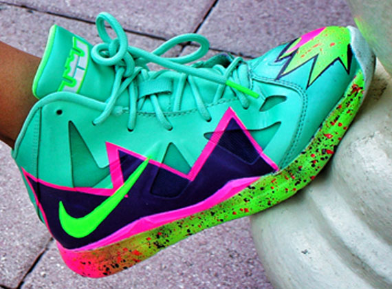 Nike Lebron X Gs Pow Customs By Twizz 06