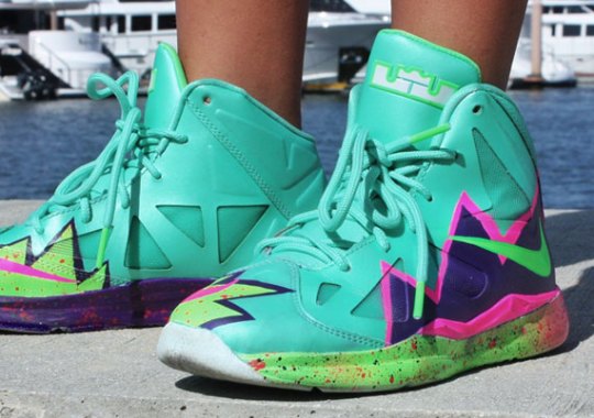 Nike LeBron X GS “Pow” Customs by Twizz