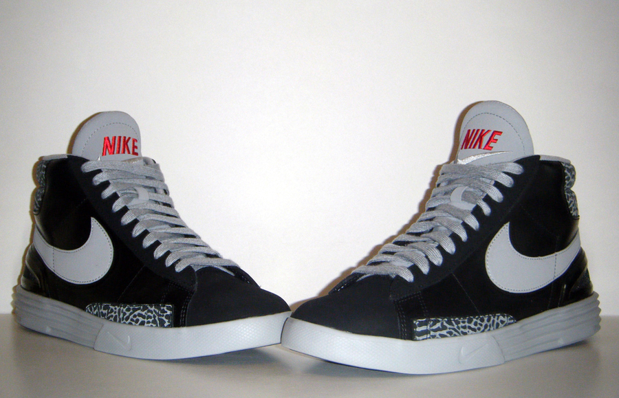 Nike Lunar Blazer Black Cement Sample 3