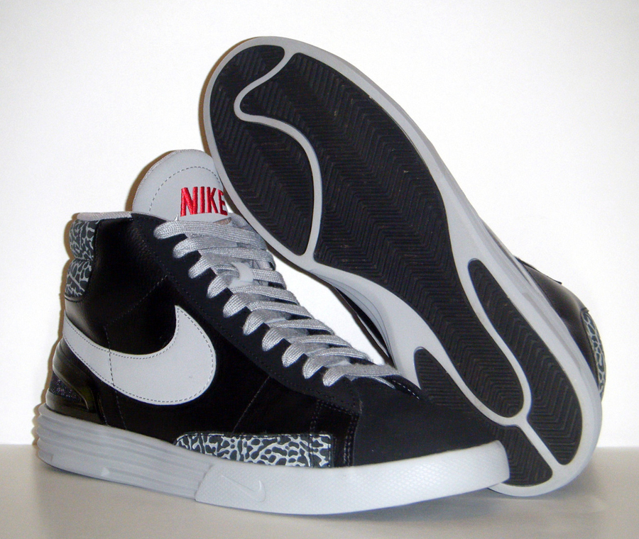 Nike Lunar Blazer Black Cement Sample 5