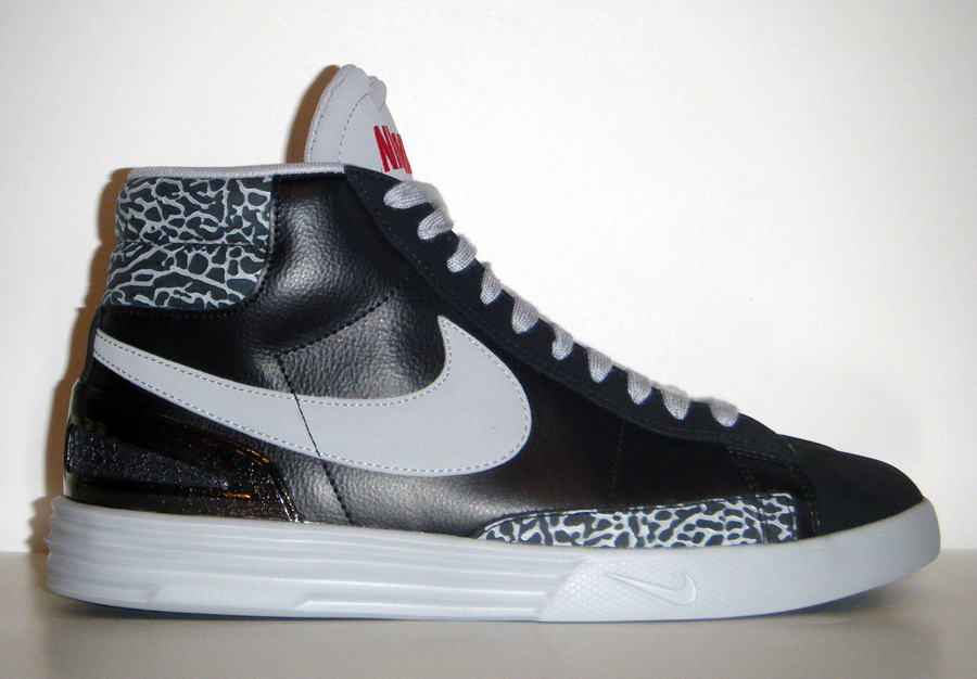 Nike Lunar Blazer Black Cement Sample 9