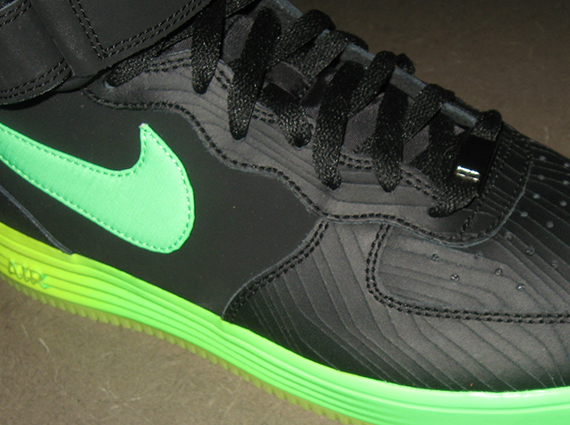 Nike Lunar Force 1 Mid "Glow" - Black - Poison Green - Volt