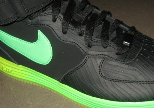 Nike Lunar Force 1 Mid “Glow” – Black – Poison Green – Volt