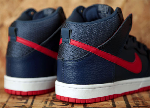 Nike SB Dunk High - Squadron Blue - University Red