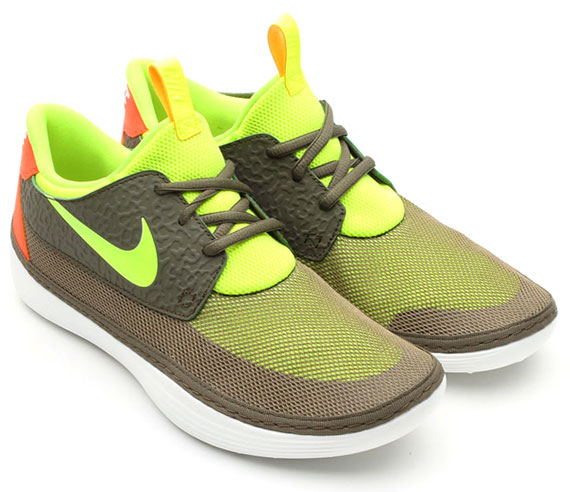 Nike Solarsoft Moccasin Tarp Green Volt 3