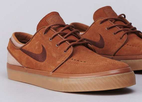 Nike Stefan Janoski - Light British Tan - Dark Field Brown