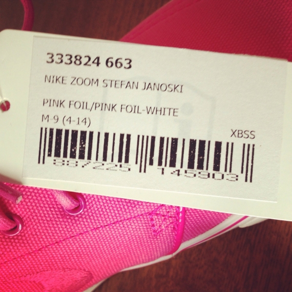 Nike Stefan Janoski Pink Foil Sample 01