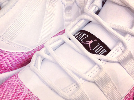 “Pink Snakeskin” Air Jordan XI Low GS