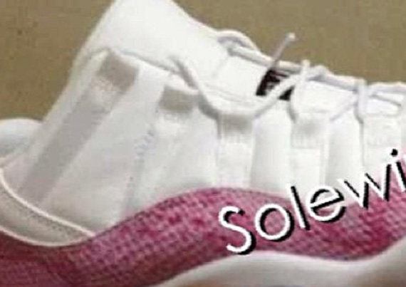 Pink Snakeskin Air Jordan Xi Low