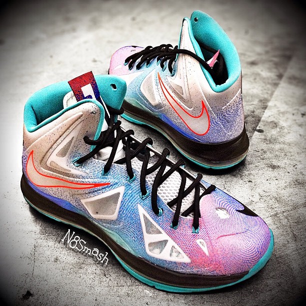 Pure Platinum Nike Lebron X 02