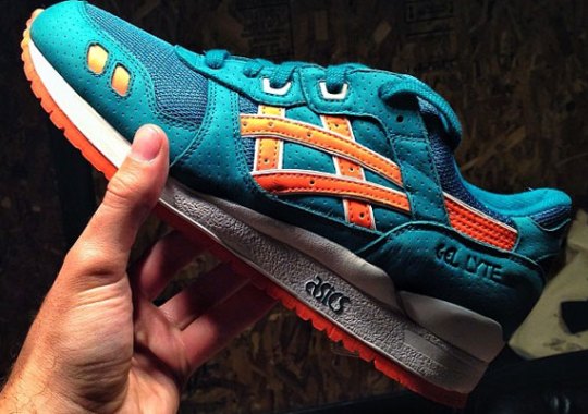 Ronnie Fieg x Asics Gel Lyte III – Teal – Orange