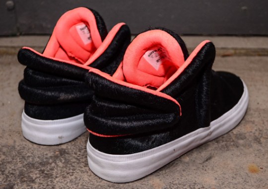 Supra Falcon – Black – Neon Orange