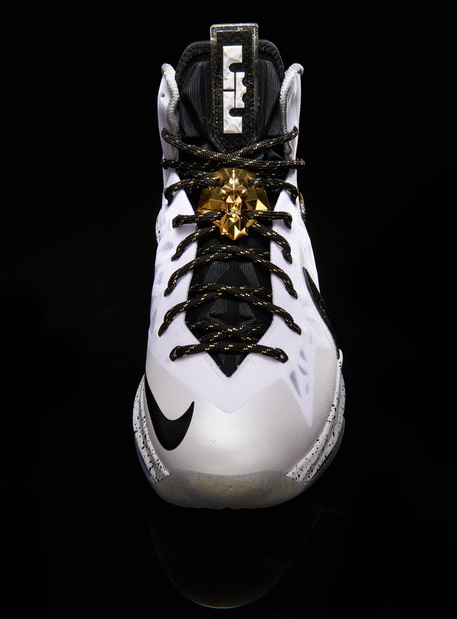 White Gold Elite Nike Lebron X 3